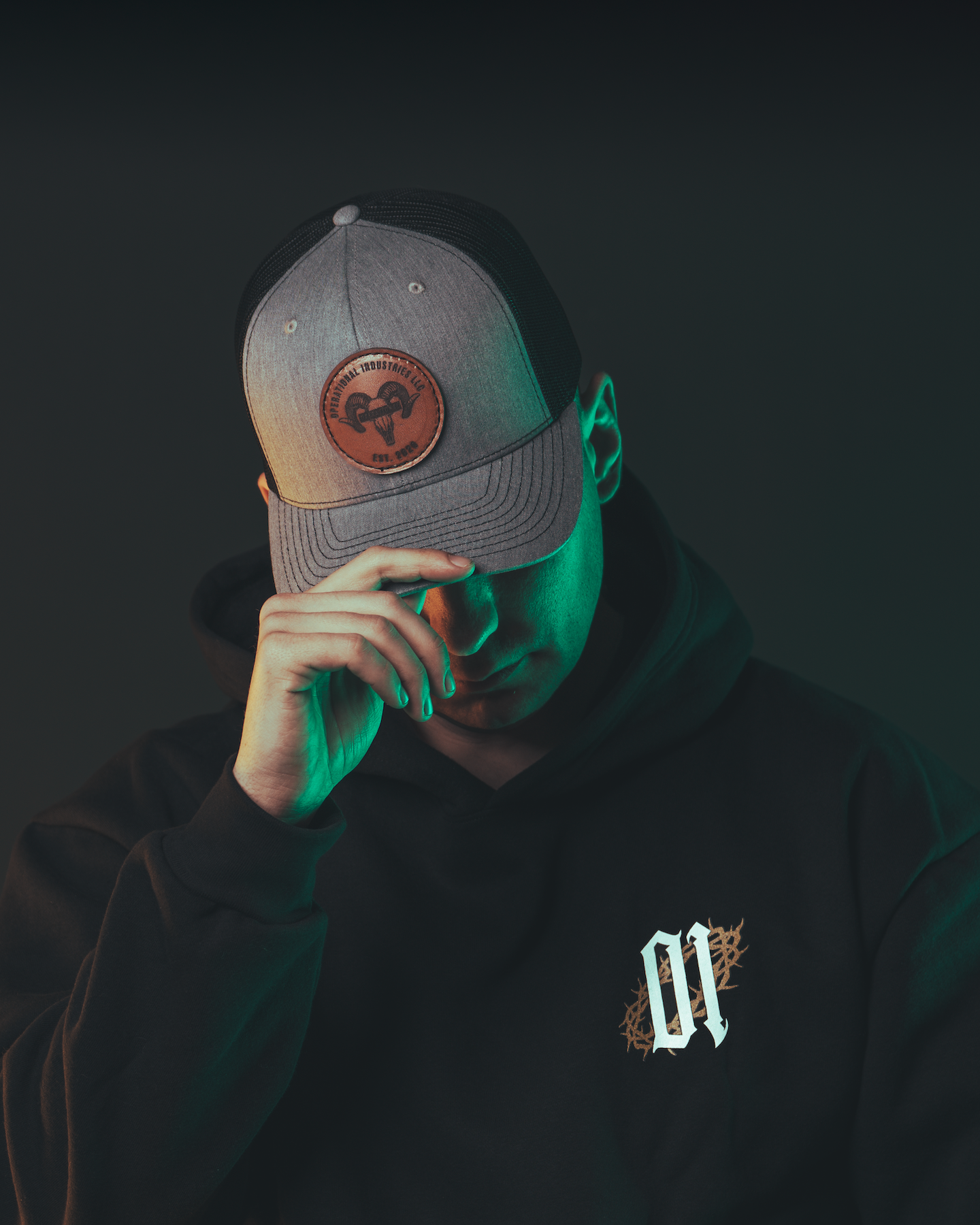 O.I. Leather Snapback