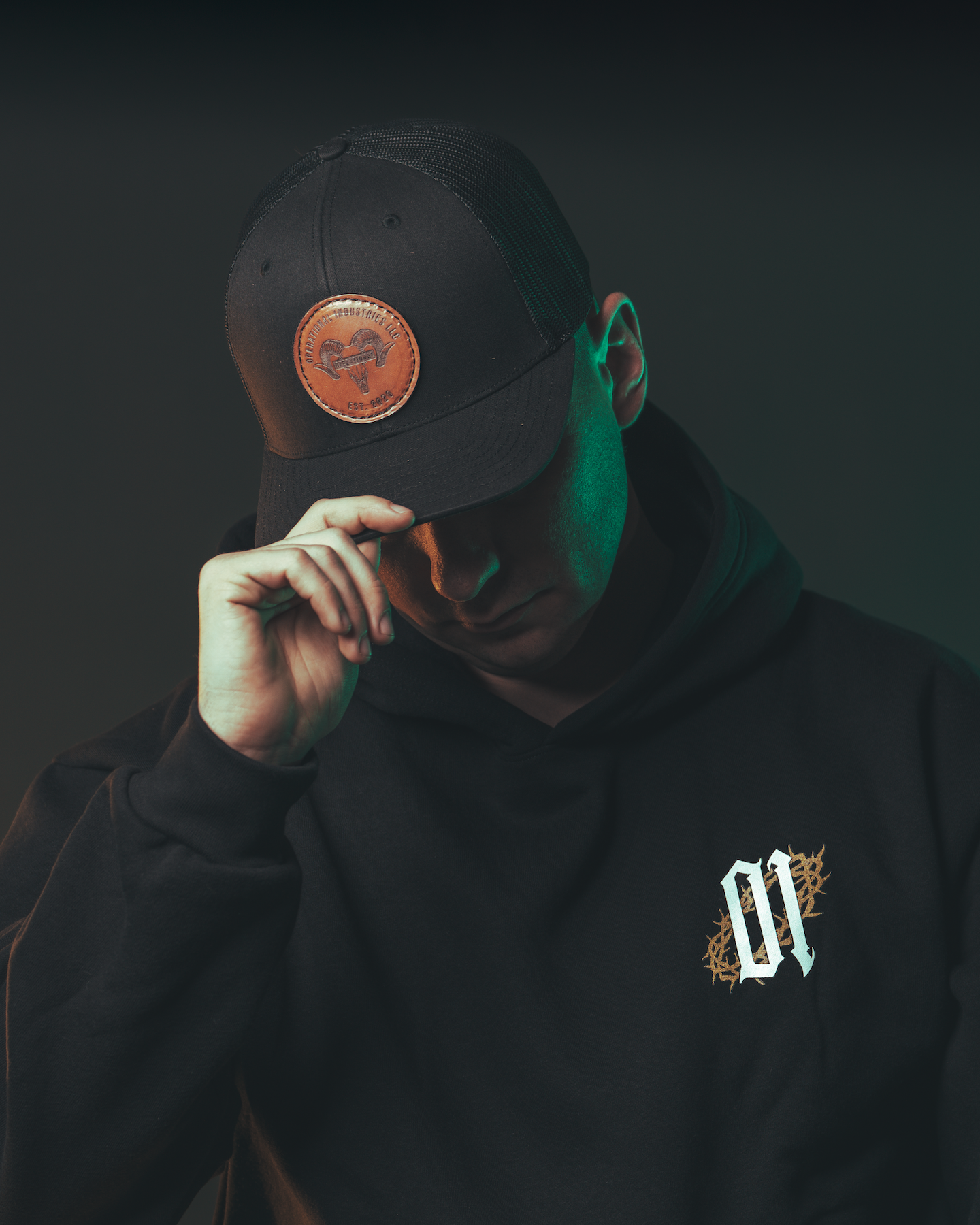 O.I. Leather Snapback