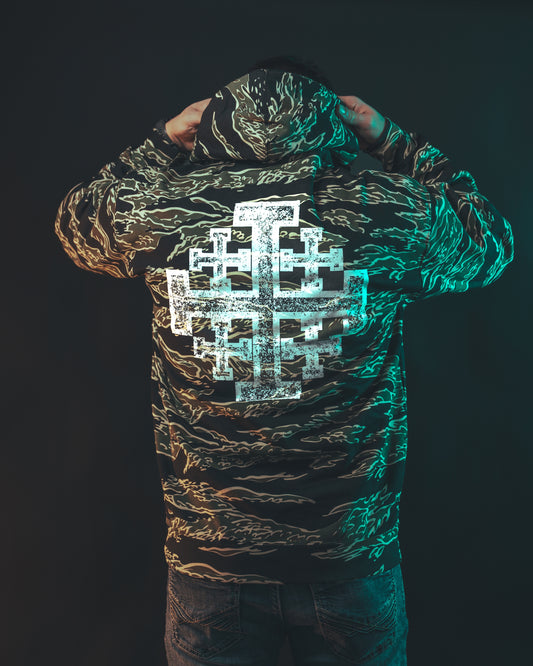 Jerusalem Cross Heavyweight Hoodie