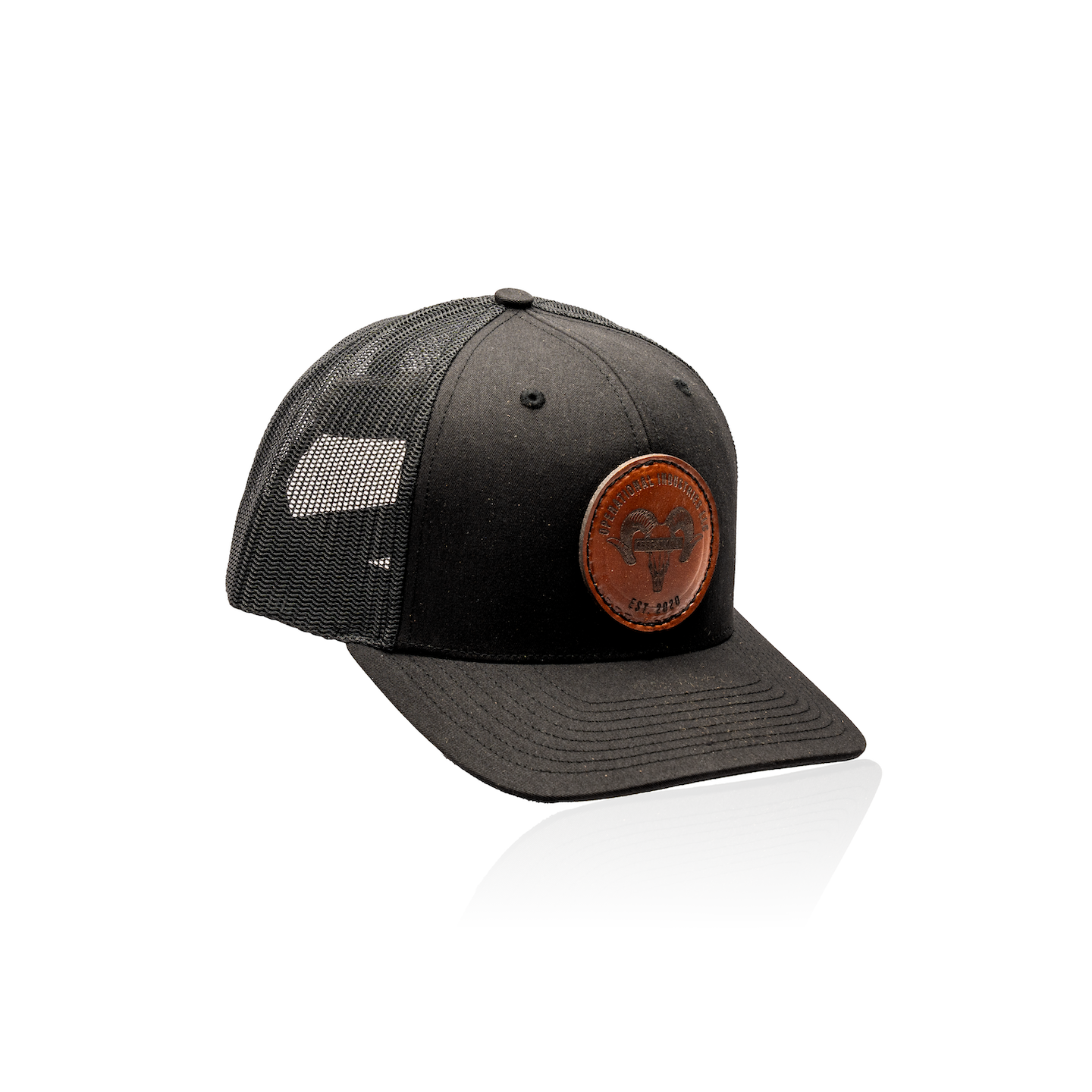 O.I. Leather Snapback