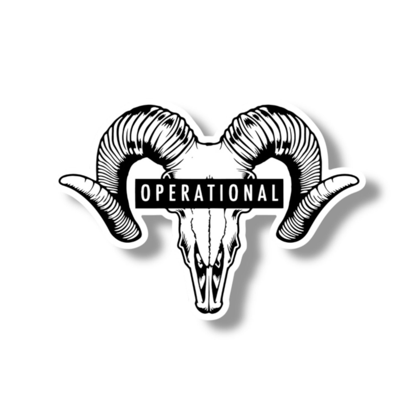 Rams Head Sticker