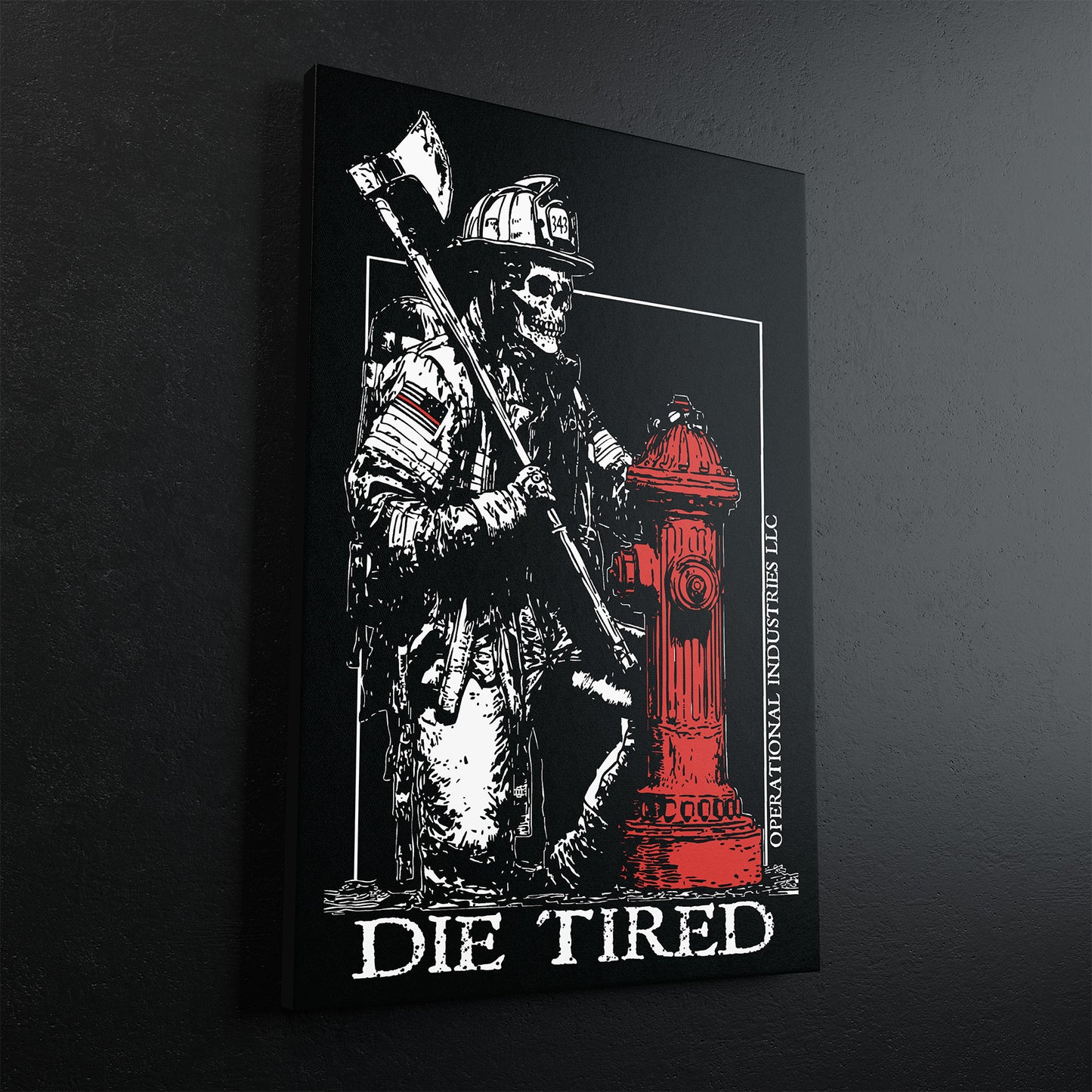 Die Tired Canvas