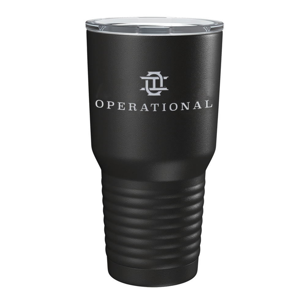 Operational Icon Logo Tumbler