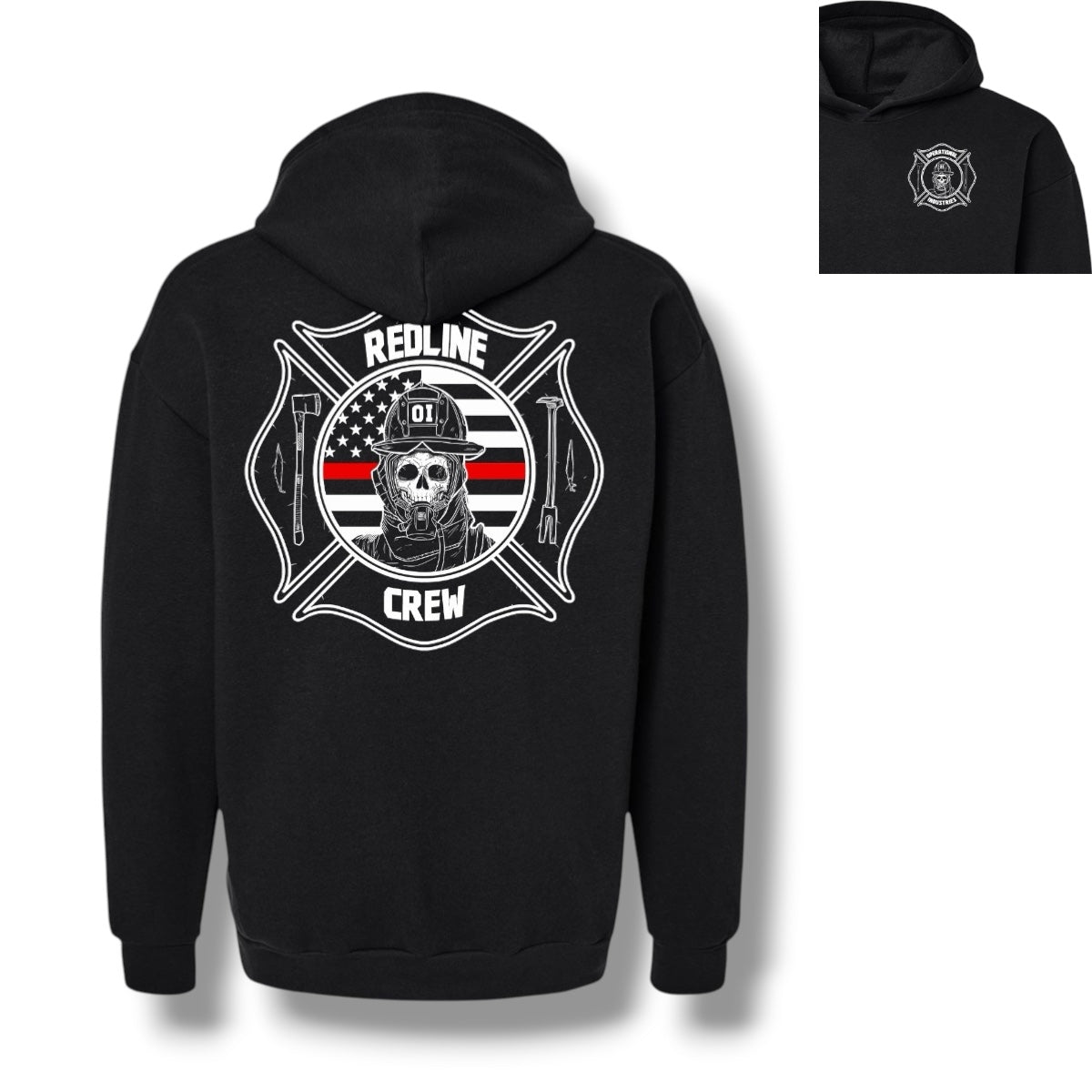 Redline Crew Hoodie – Operational Industries LLC