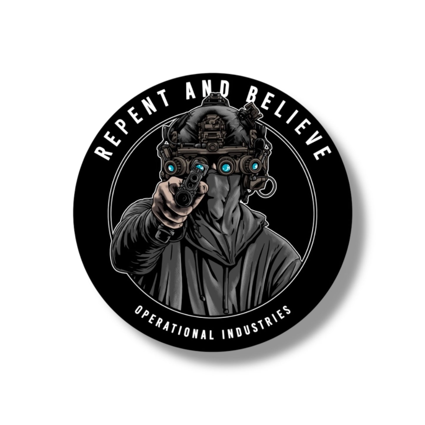 Repent Sticker