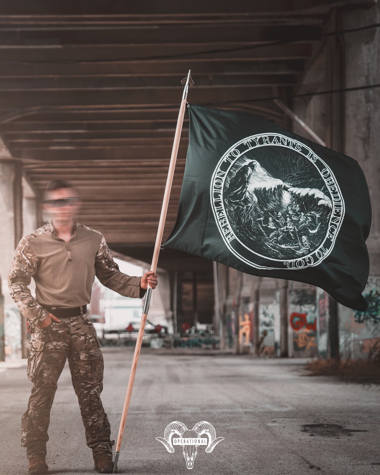 Rebellion Wall Flag