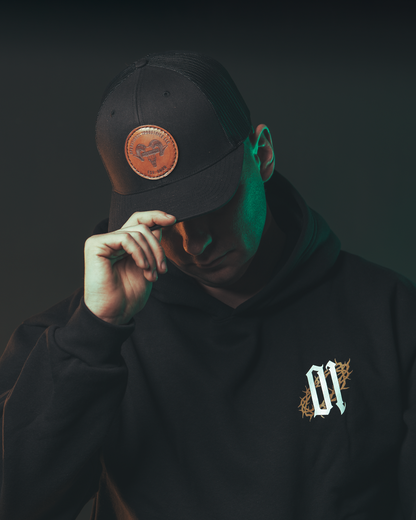 O.I. Leather Snapback