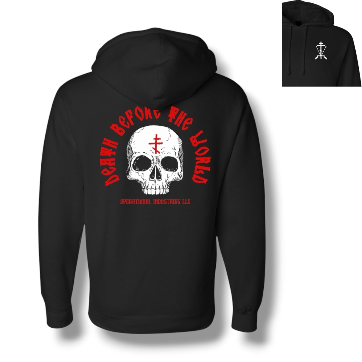 Death Before the World Heavyweight Hoodie