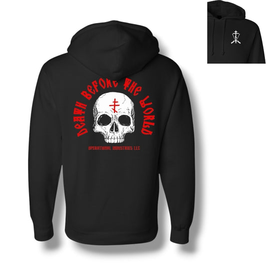 Death Before the World Heavyweight Hoodie