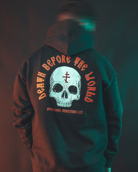 Death Before the World Heavyweight Hoodie