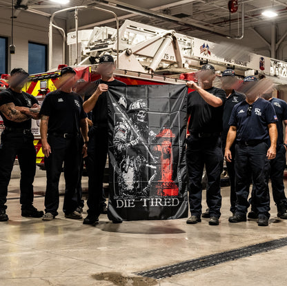Die Tired Wall Flag