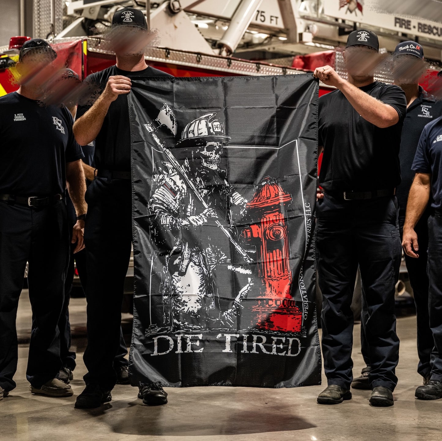 Die Tired Wall Flag