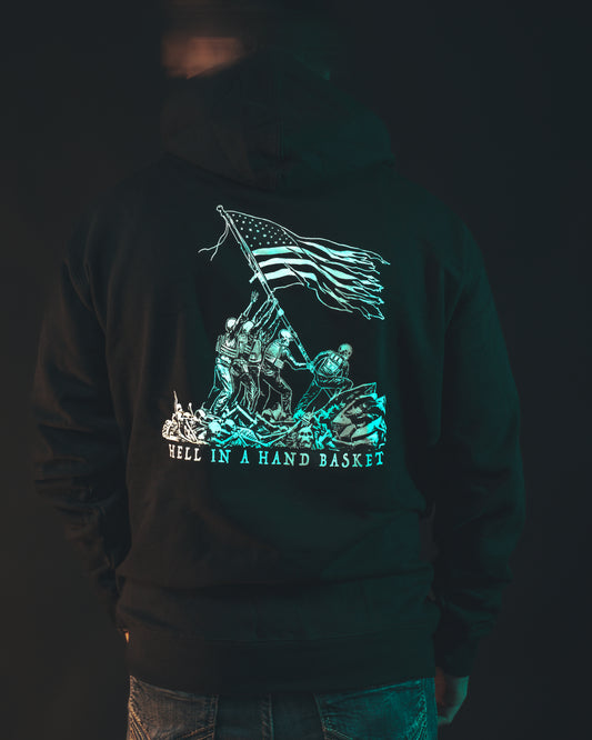 Hell in a Hand Basket Heavyweight Hoodie