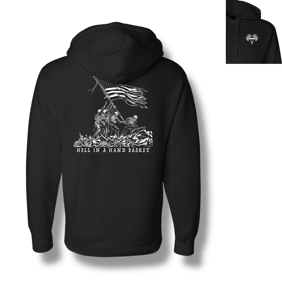 Hell in a Hand Basket Heavyweight Hoodie