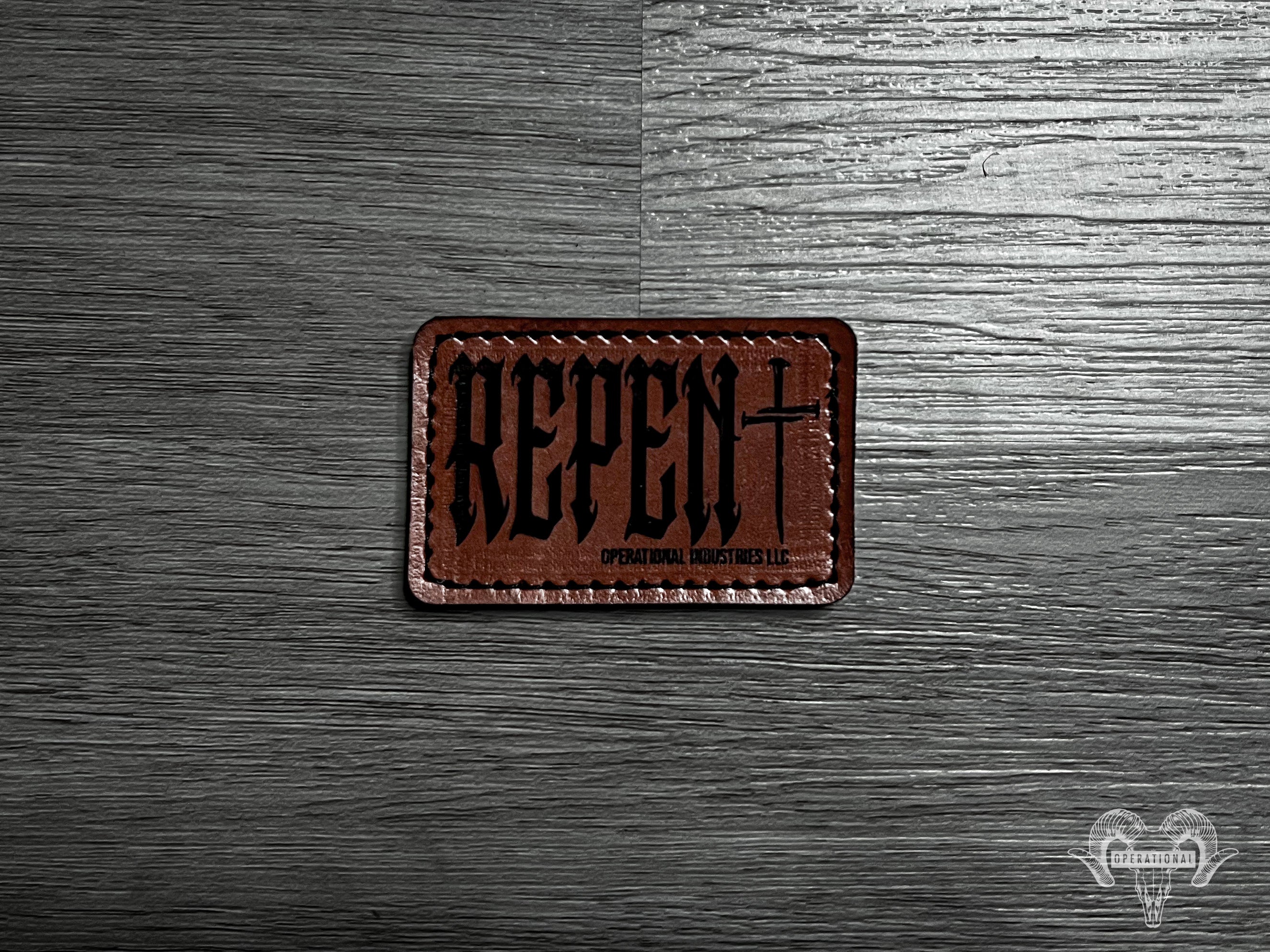 Repelpatch Ins Repent Leather Patch – Operational Industries LLC