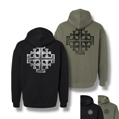 Jerusalem Cross Hoodie