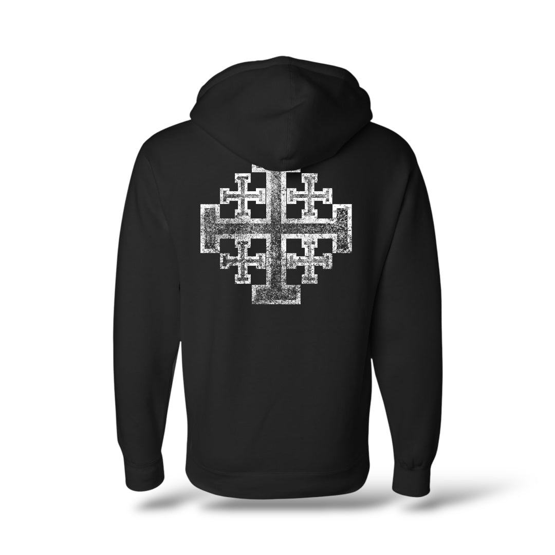 Jerusalem Cross Heavyweight Hoodie