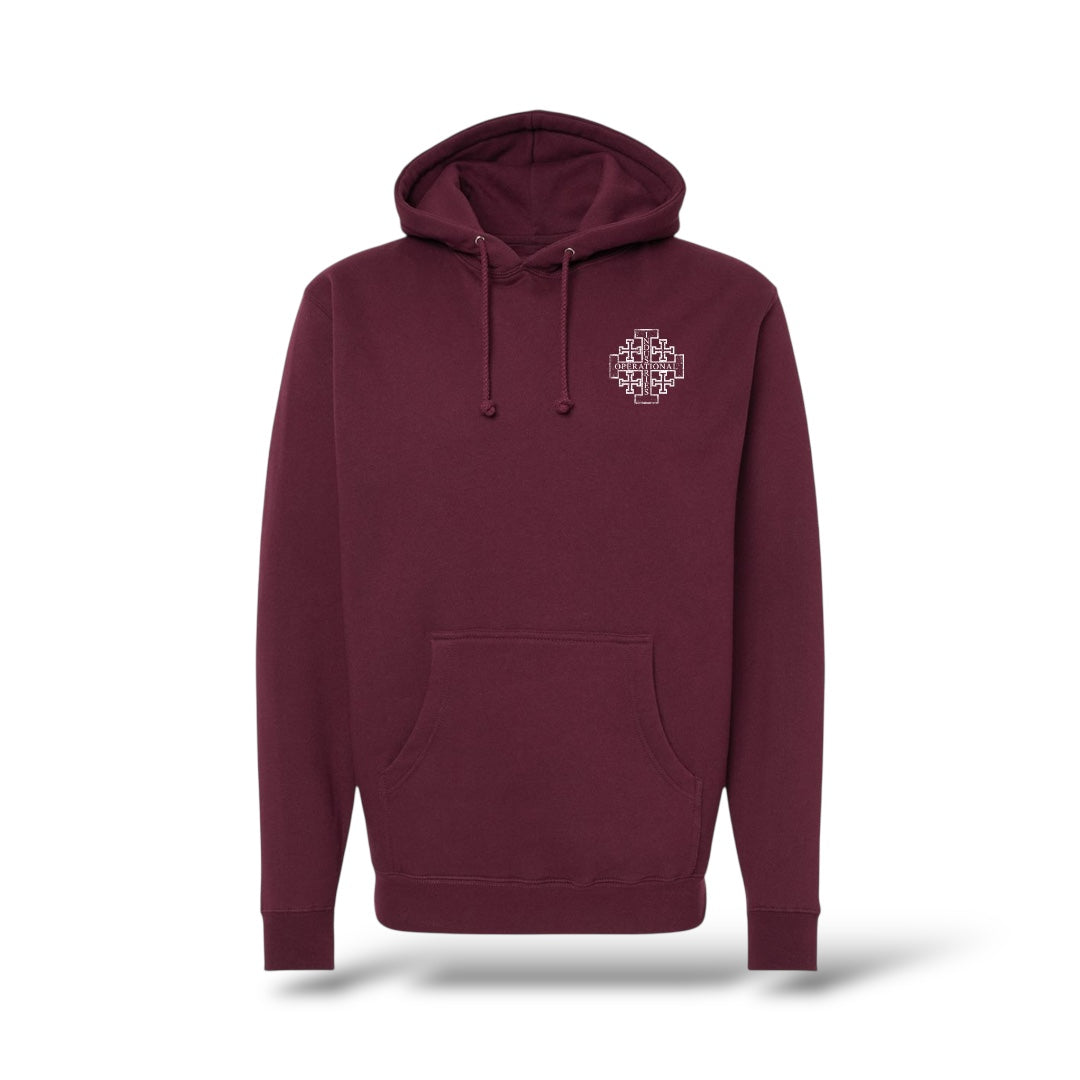 Jerusalem Cross Heavyweight Hoodie