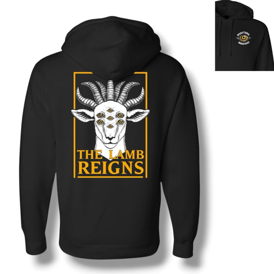 The Lamb Reigns Heavyweight Hoodie