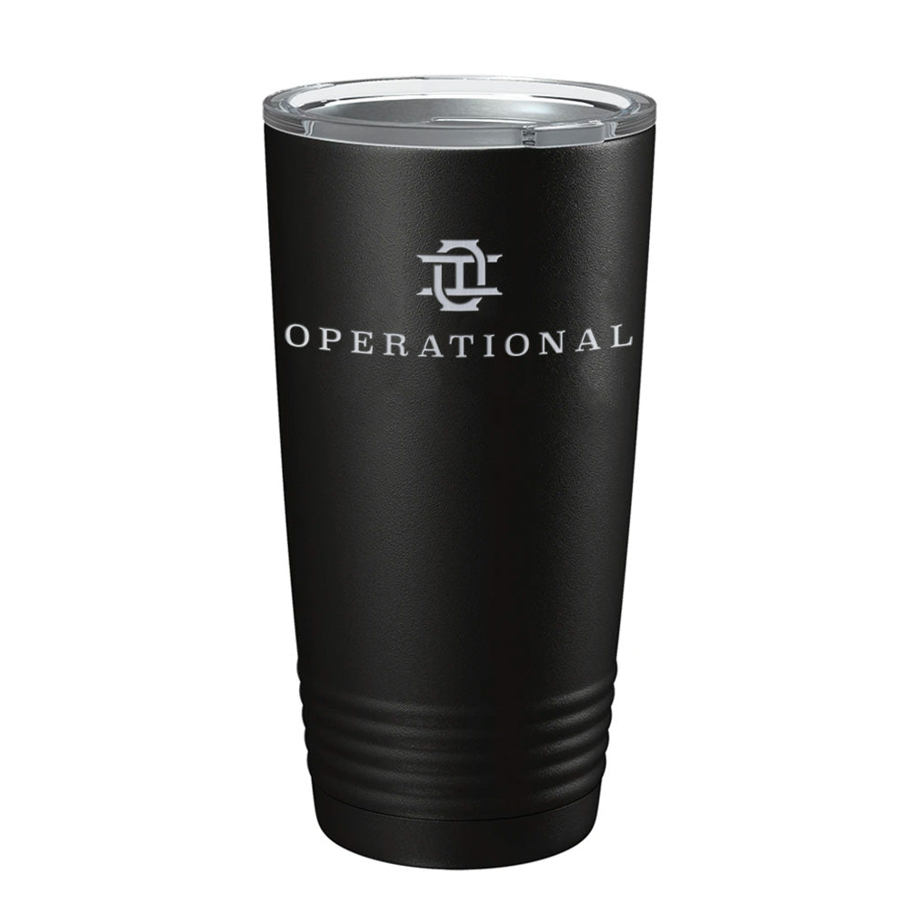 Operational Icon Logo Tumbler