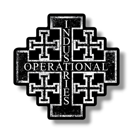 Jerusalem Cross Sticker