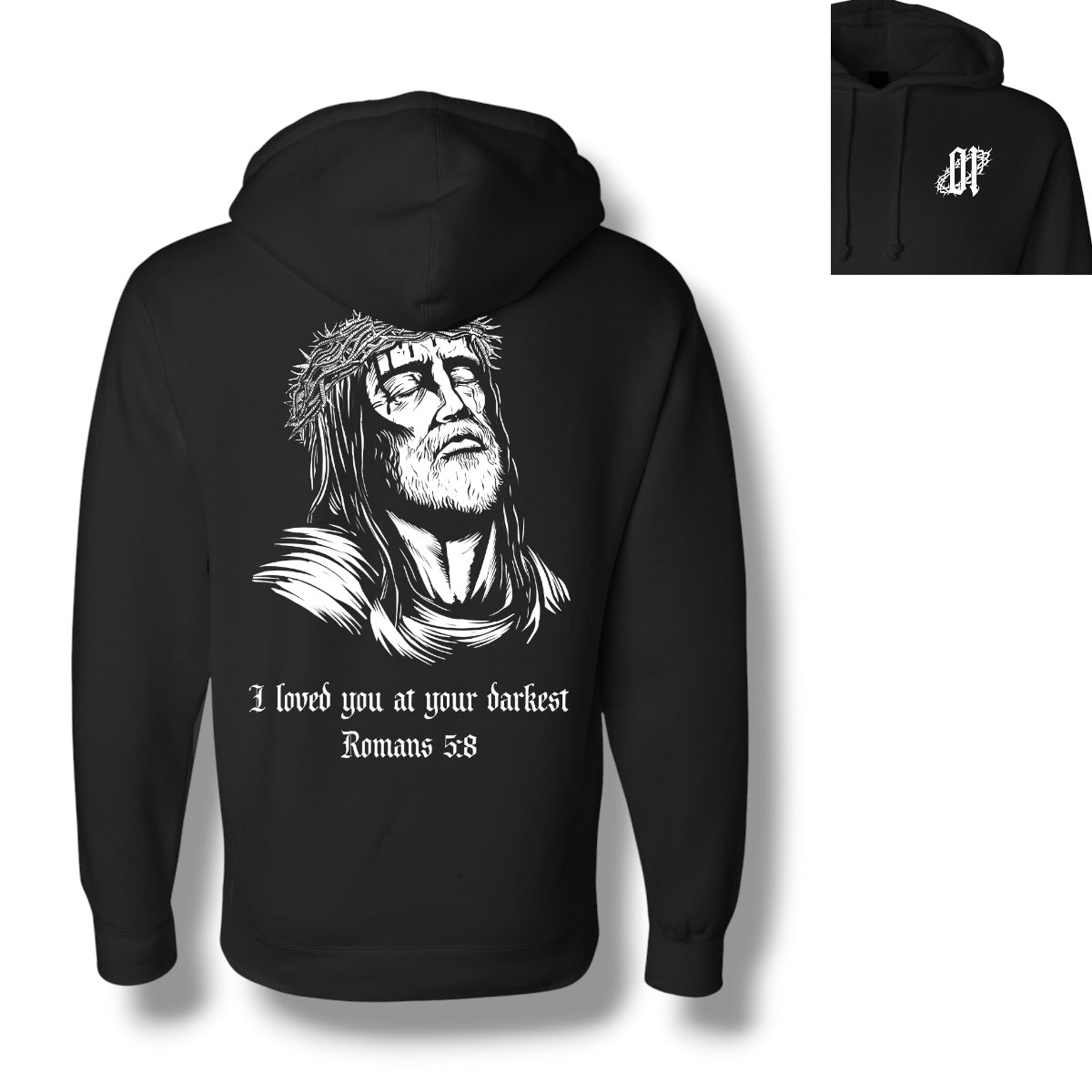 Romans 5:8 Heavyweight Hoodie