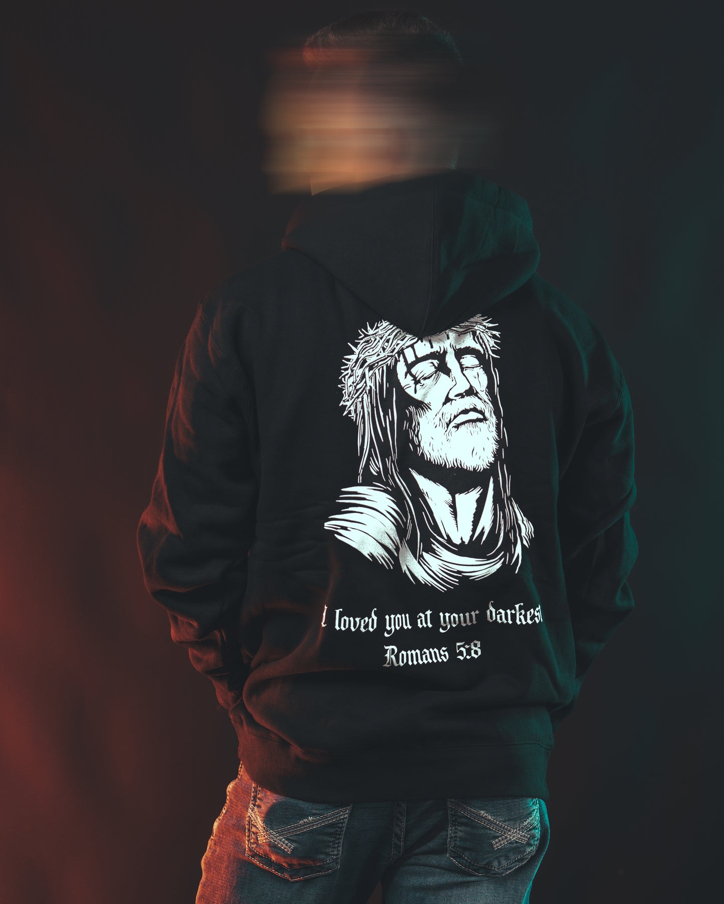 Romans 5:8 Heavyweight Hoodie